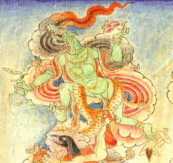 水天之蛇首自在母Blue Serpent-headed Water Goddess.jpg